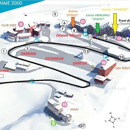 Aime 2000 - 3/4 Pers - Aime 2000 - Plagne Aime 2000 - C08a2 Mae-8814